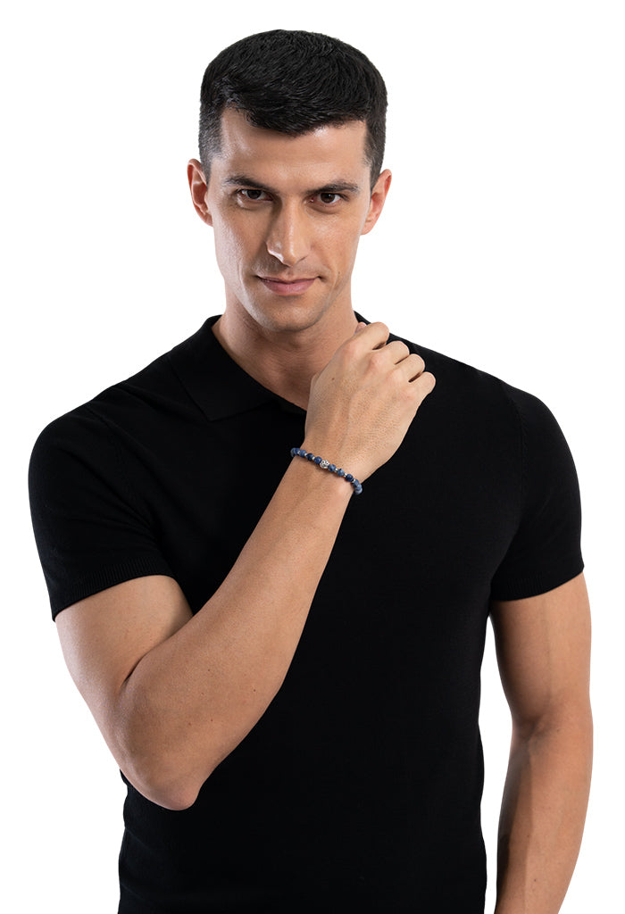 Pulsera Jaguar Dualidad Sodalita Mate