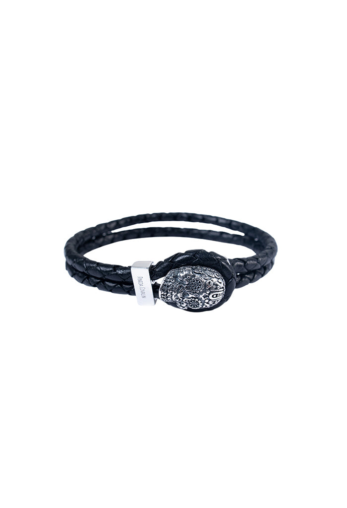 Brazalete Calavera Con Piel Oxibrillo
