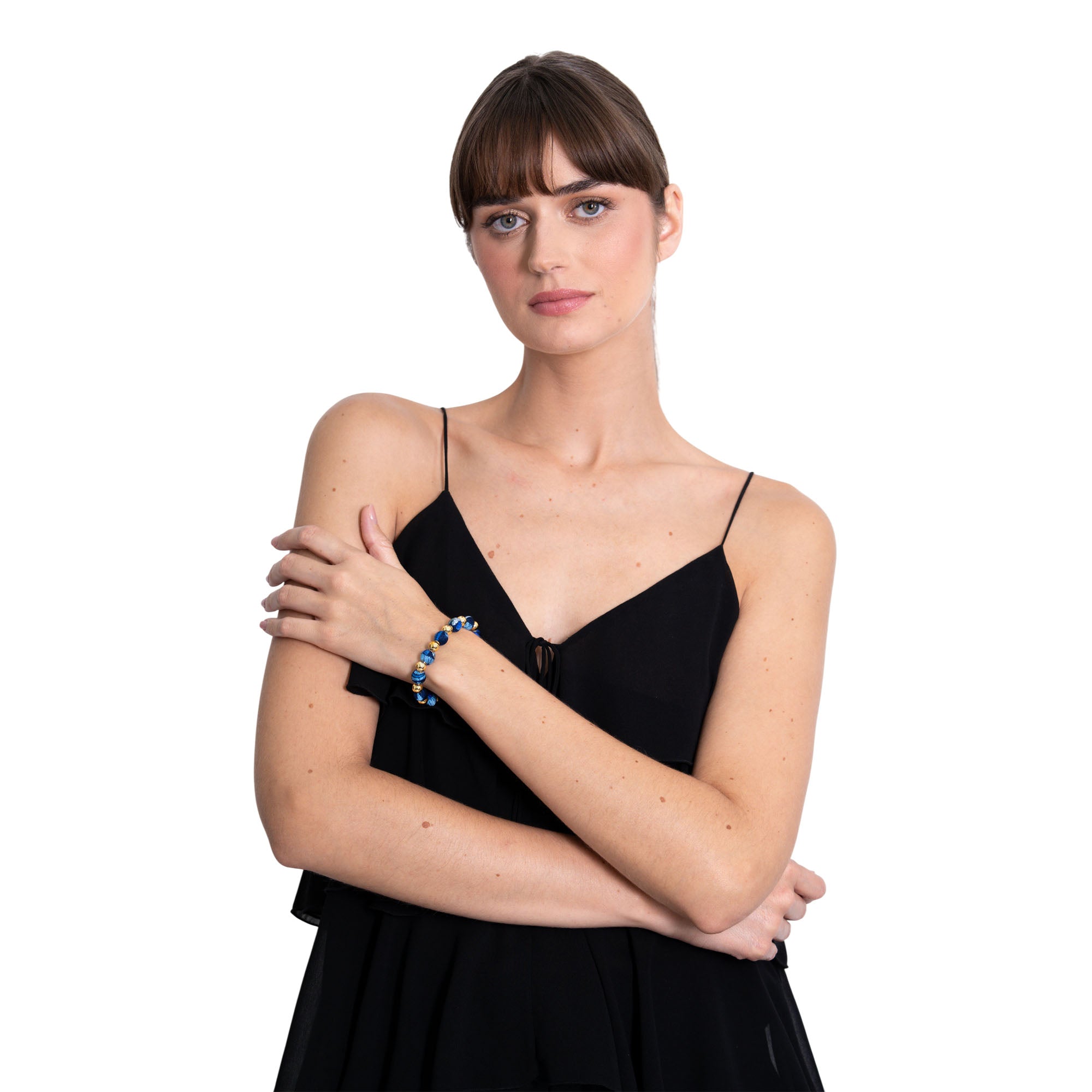 Pulsera Bolitas Seda