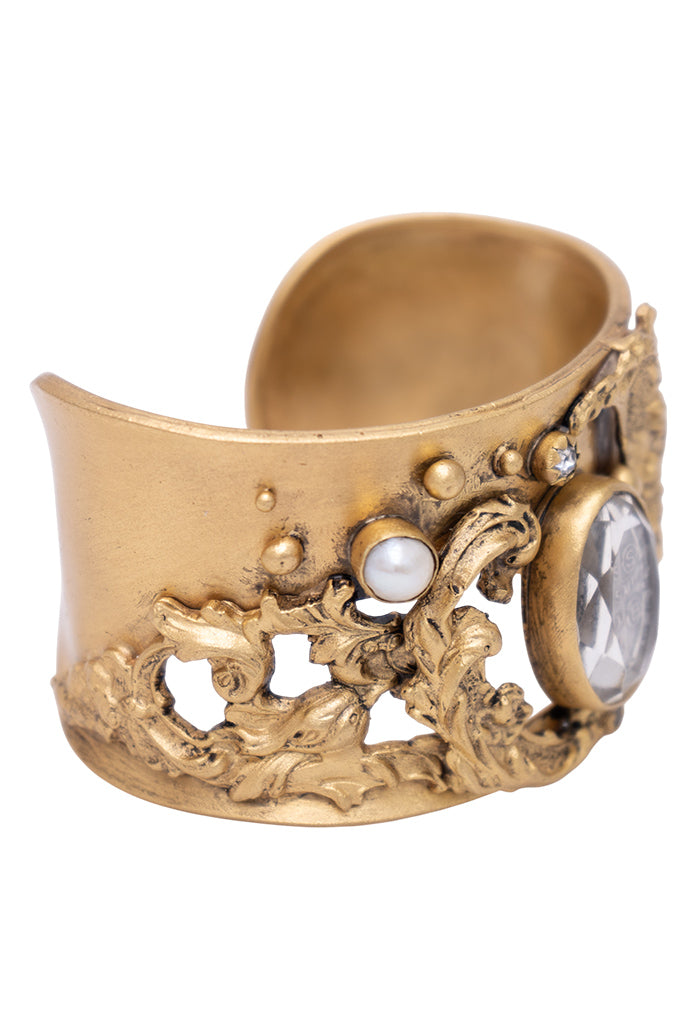 Brazalete Ajustable San Benito Dorado