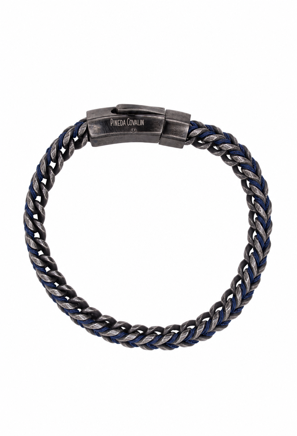 Pulsera Azul Acero Broche Deslavado