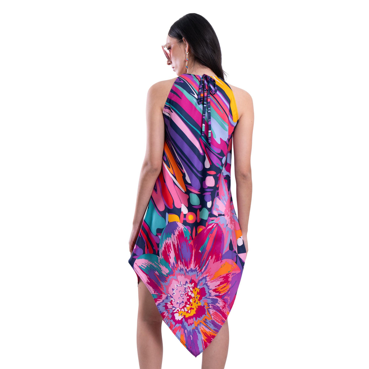 Vestido Largo Arte Efímero Morado