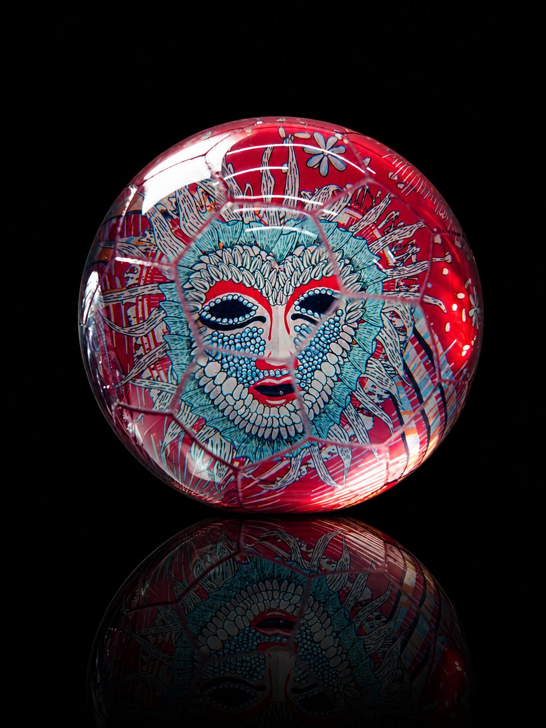 Balón Fútbol Resina / Seda Máscaras