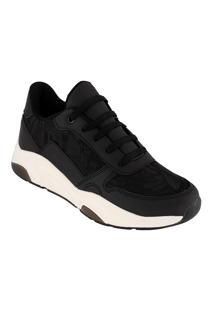 Tenis Hombre Mariposa Vitral Negro/Gris