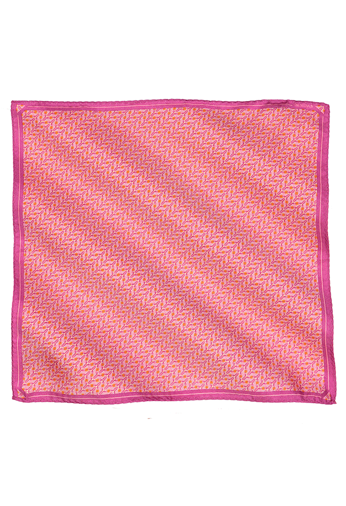 Pañuelo Teotihuacán Pirámide Rosa / Naranja