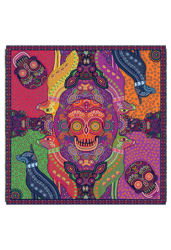 Mascada Día de Muertos Mictlán 90 cm
