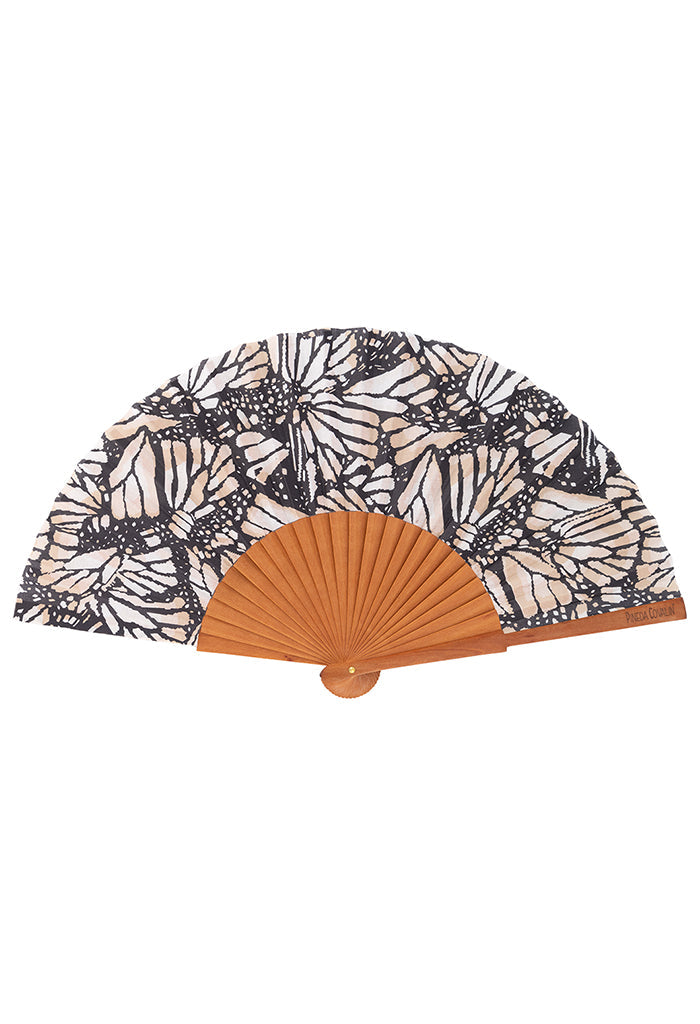 Abanico Iik Mariposa Bordada