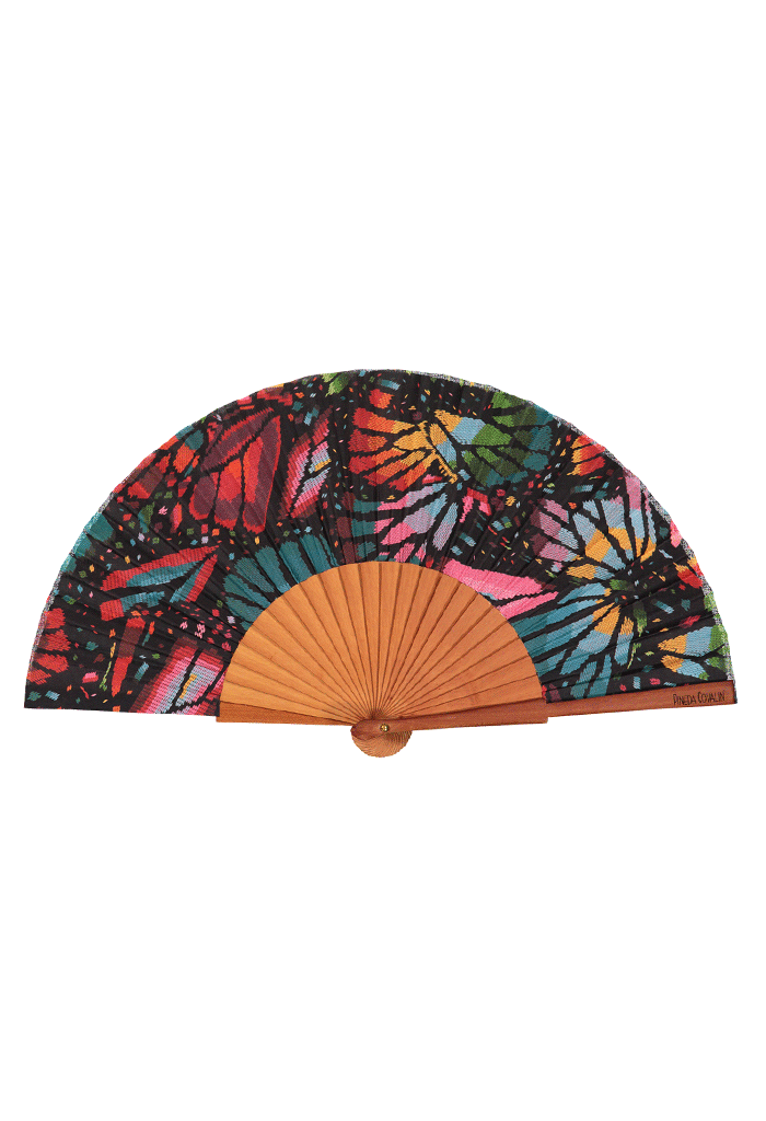 Abanico Iik Mariposa Bordada