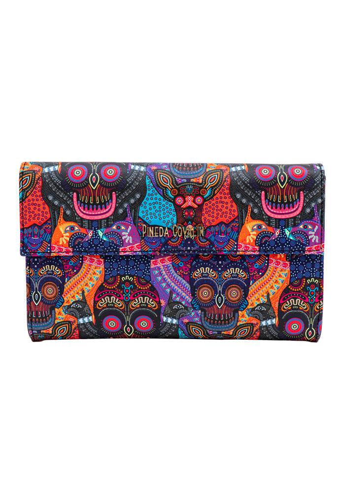 Bolsa Baas Saffiano Día de Muertos Mictlán Negro