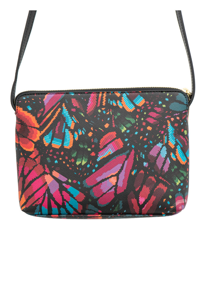 Bolsa Yaakun Saffiano Mariposa Bordada Original