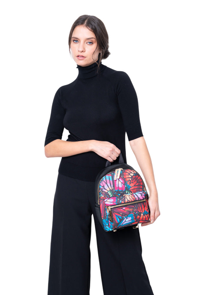 Mini Backpack Nuuk Mariposa Bordada Original