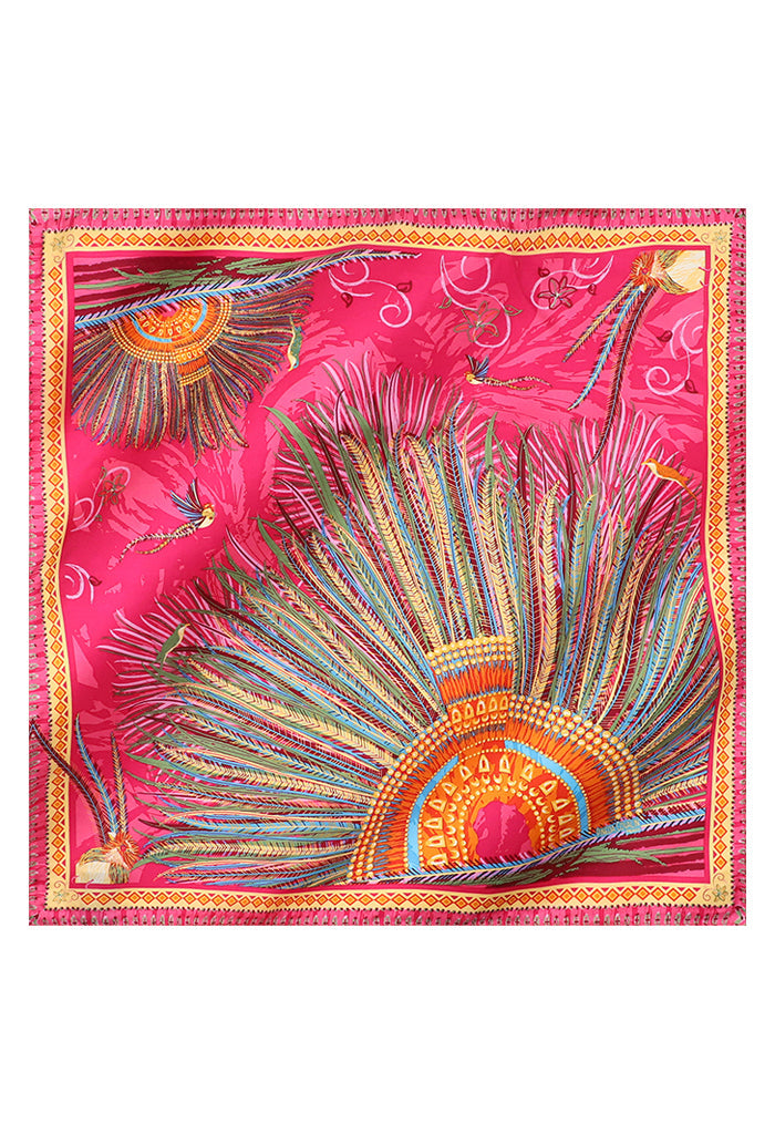 Mascada Arte Plumaria 90 cm