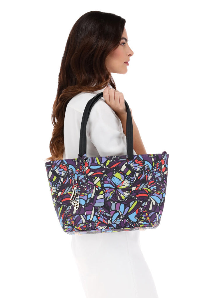 Tote K'iin Saffiano Vuelo de Mariposa