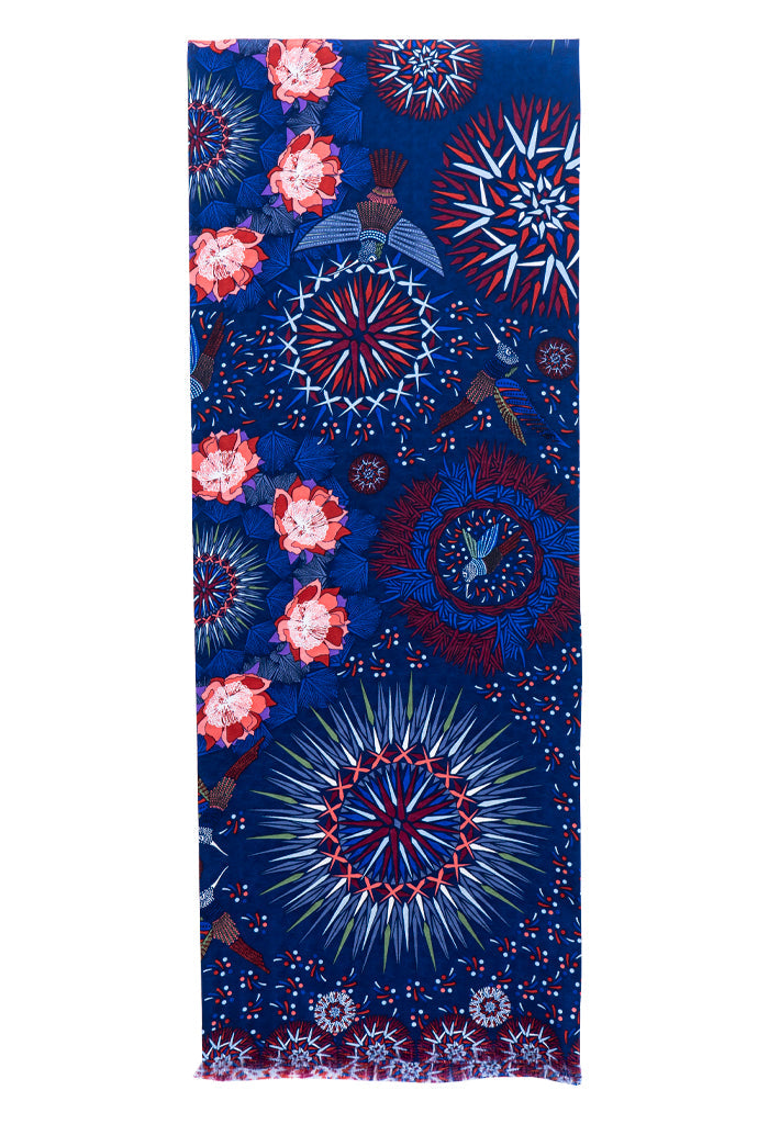 Bufanda Doble Vista Colibrí