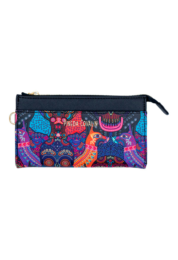 Bolsa Cheen Saffiano Día de Muertos Mictlán Negro