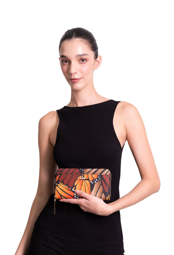 Cartera Grande Saffiano Mariposa Macro