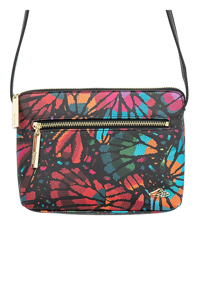 Bolsa Yaakun Saffiano Mariposa Bordada Original