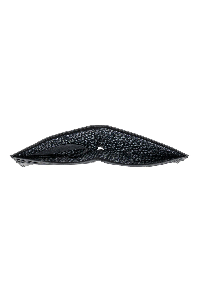 Cartera Ribete Gris Nopales Negro