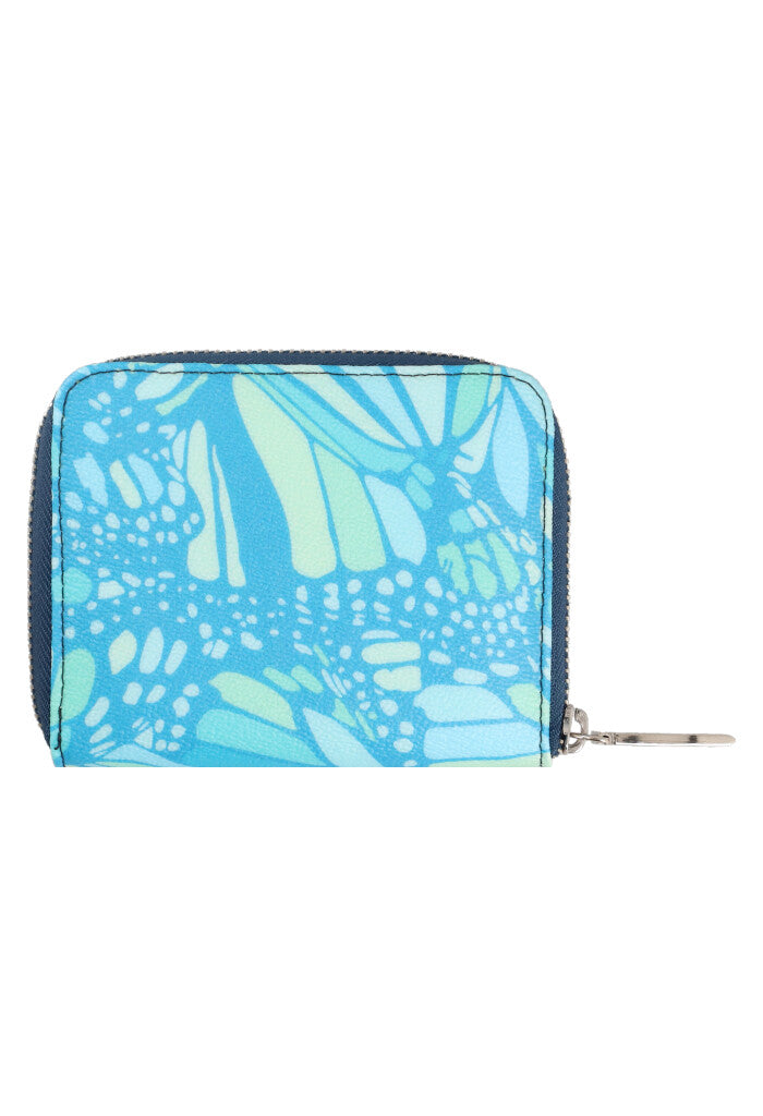 Cartera Chica Mariposa Vitral Turquesa
