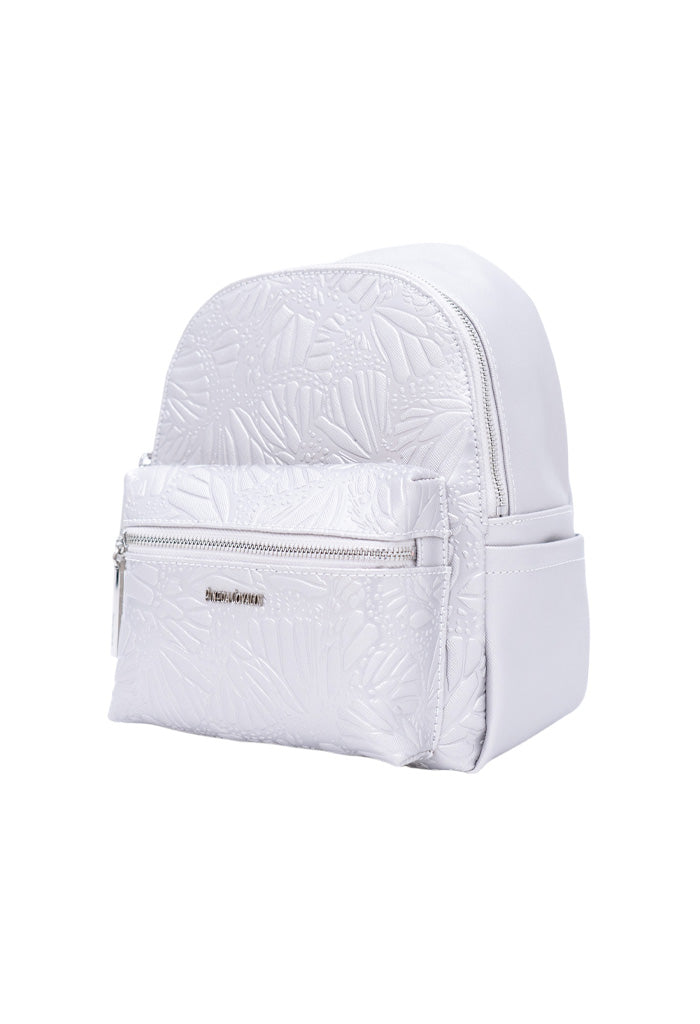 Mini Backpack Nuuk Mariposa Grabado Mariposa Plata
