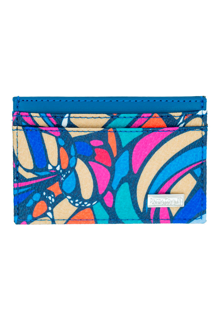 Tarjetero Kuxtal Mariposa Abstracta