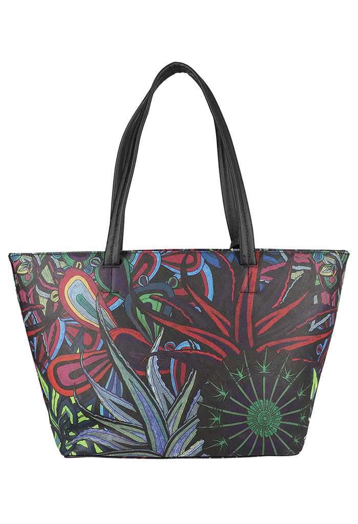 Tote K'iin Saffiano Santuario Cactáceas