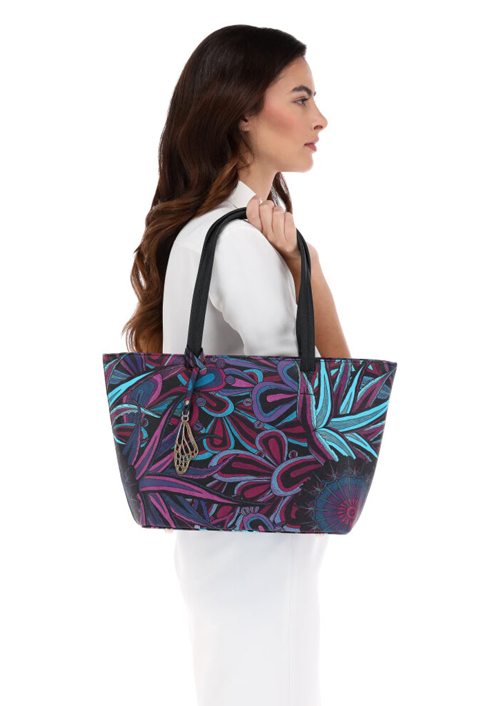 Tote K'iin Saffiano Santuario Cactáceas