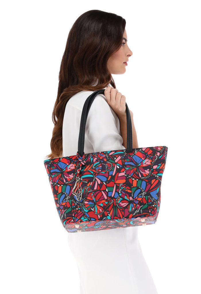 Tote K'iin Saffiano Vuelo de Mariposa