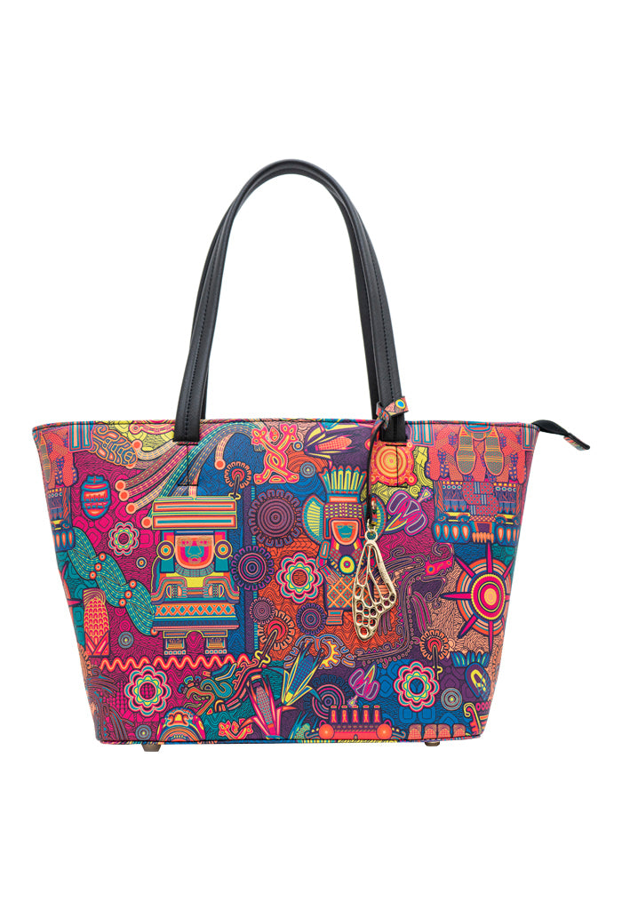 Tote K'iin Saffiano Diosas Mexicas