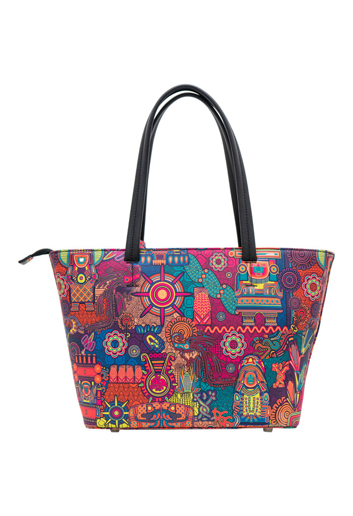 Tote K'iin Saffiano Diosas Mexicas