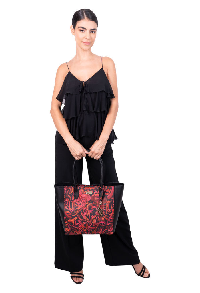 Tote Kuuch Saffiano Quetzalcóatl