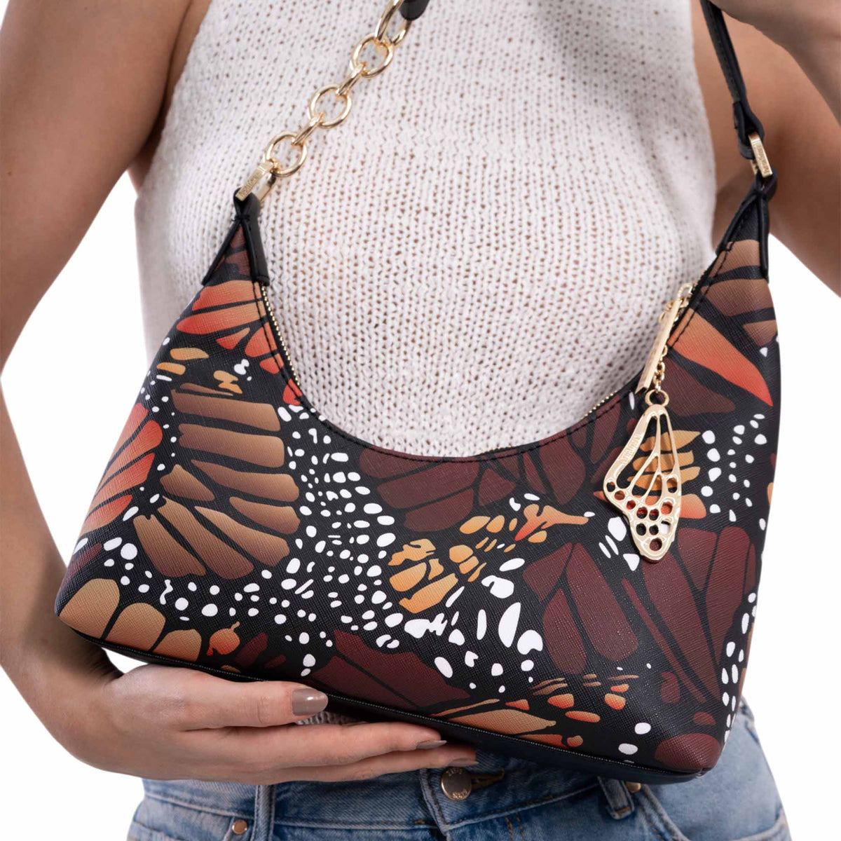 Bolsa Hobo Sáasil Mariposa Macro
