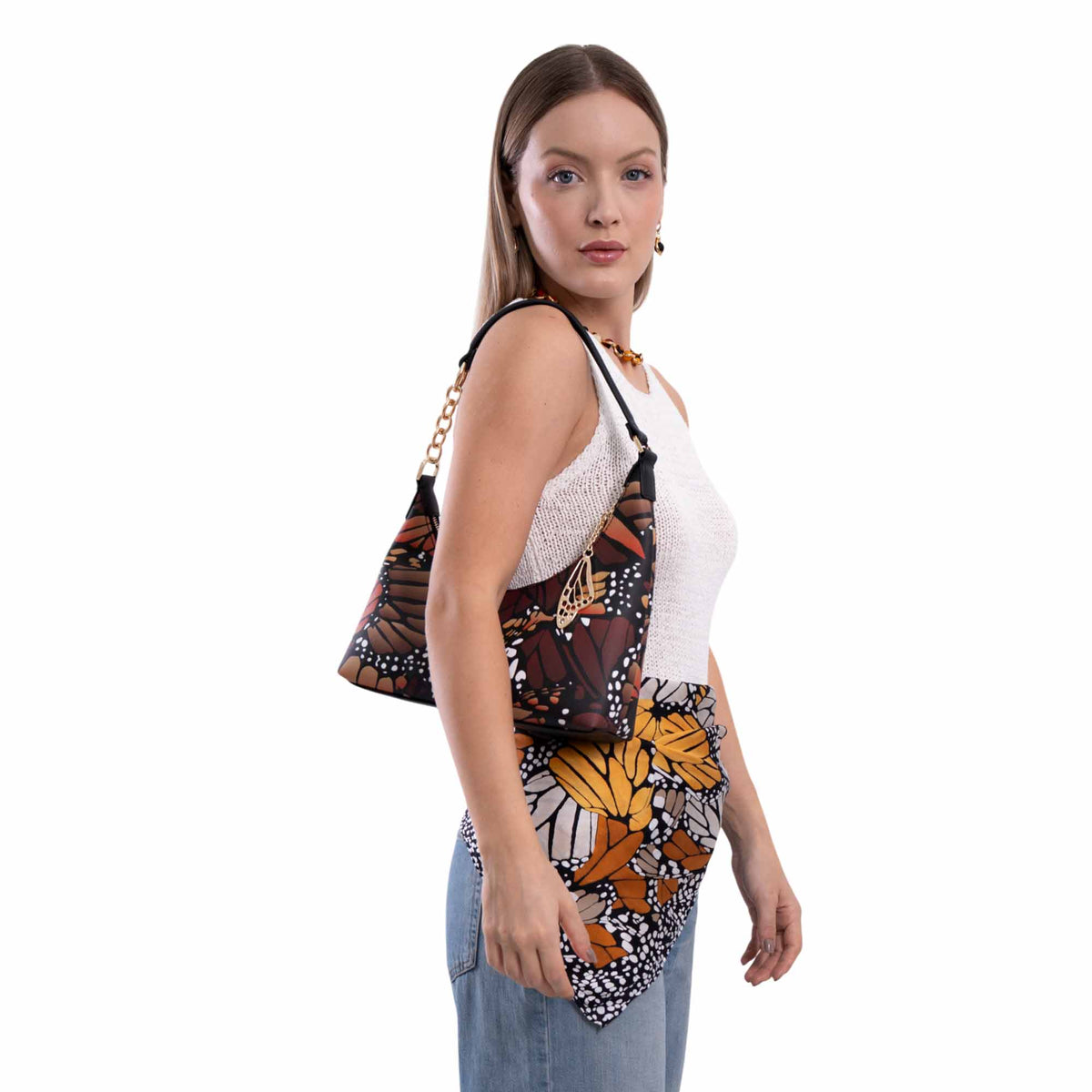 Bolsa Hobo Sáasil Mariposa Macro