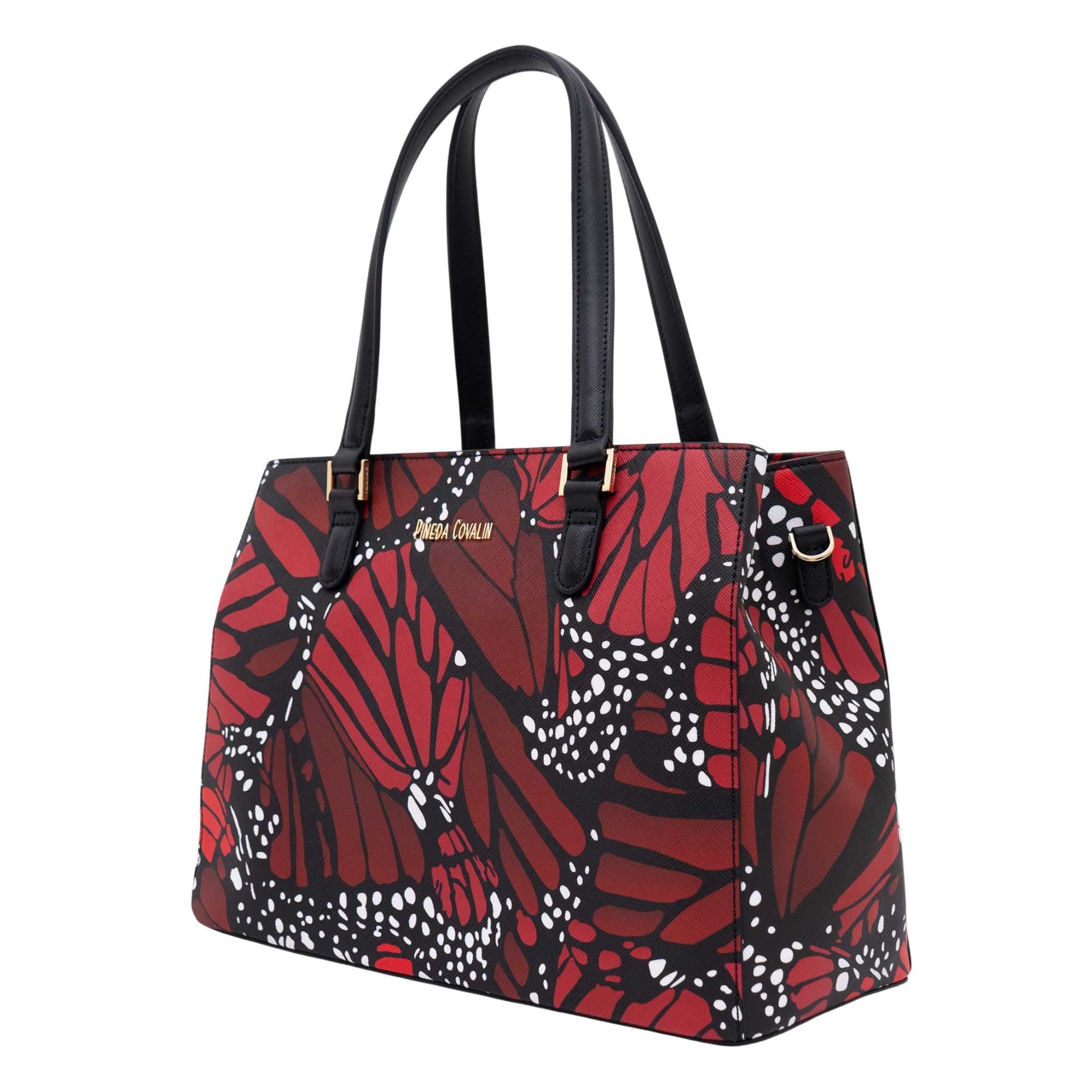 Bolsa Satchel Kan Ek’ Saffiano Mariposa Macro