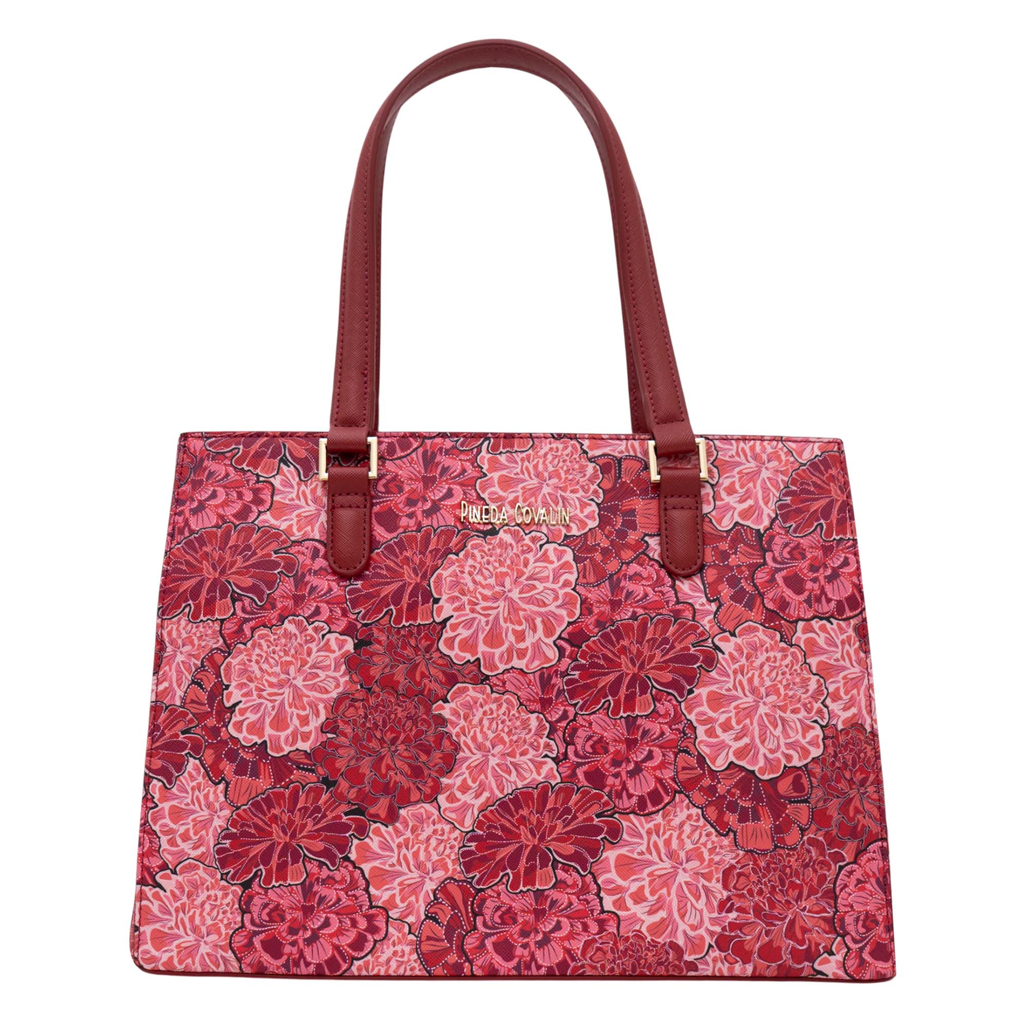 Bolsa Satchel Kan Ek’ Saffiano Cempasúchil Ofrenda