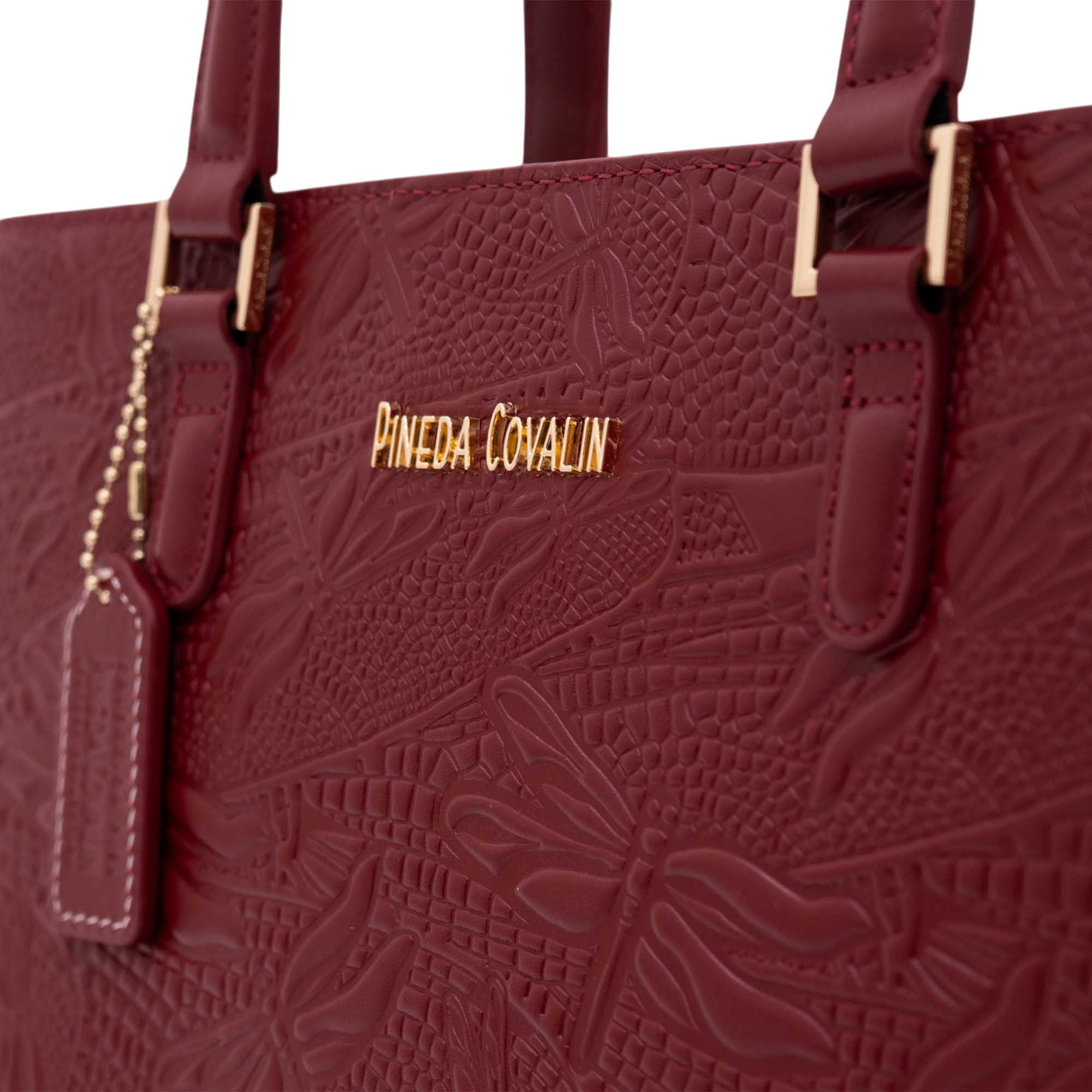 Bolsa Satchel Kan Ek’ Piel Grabado Libelula