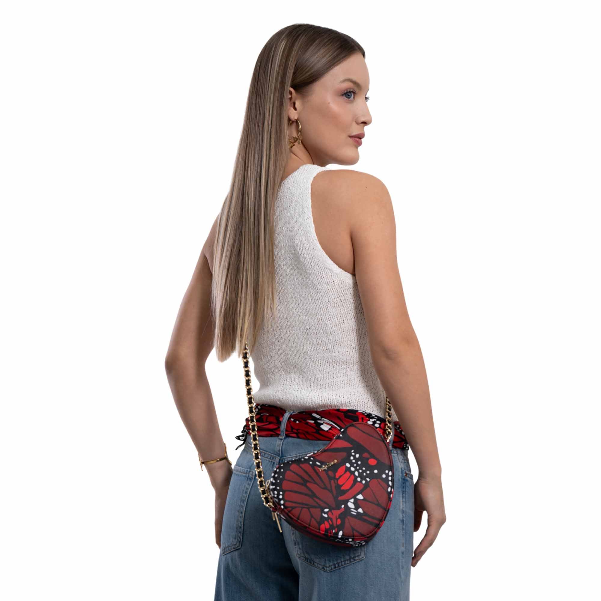 Bolsa Crossbody Yatzil Mariposa Macro