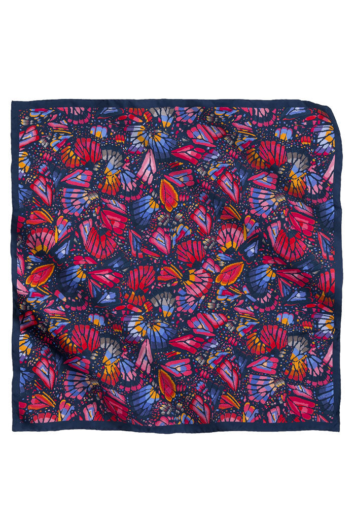 Mascada Mariposa Bordada 90 cm