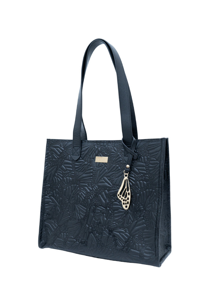 Tote Xunaán Grabado Mariposa Negro