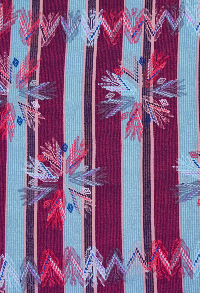 Mascada Sueño Maya Azul 90 cm