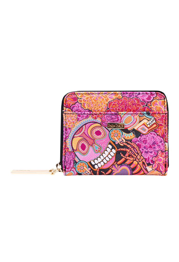 Cartera Chica Saffiano Dia de Muertos Catrina