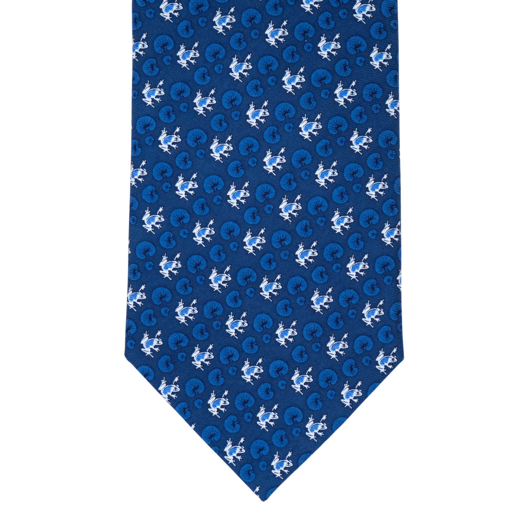 Corbata Rana y Nenufares