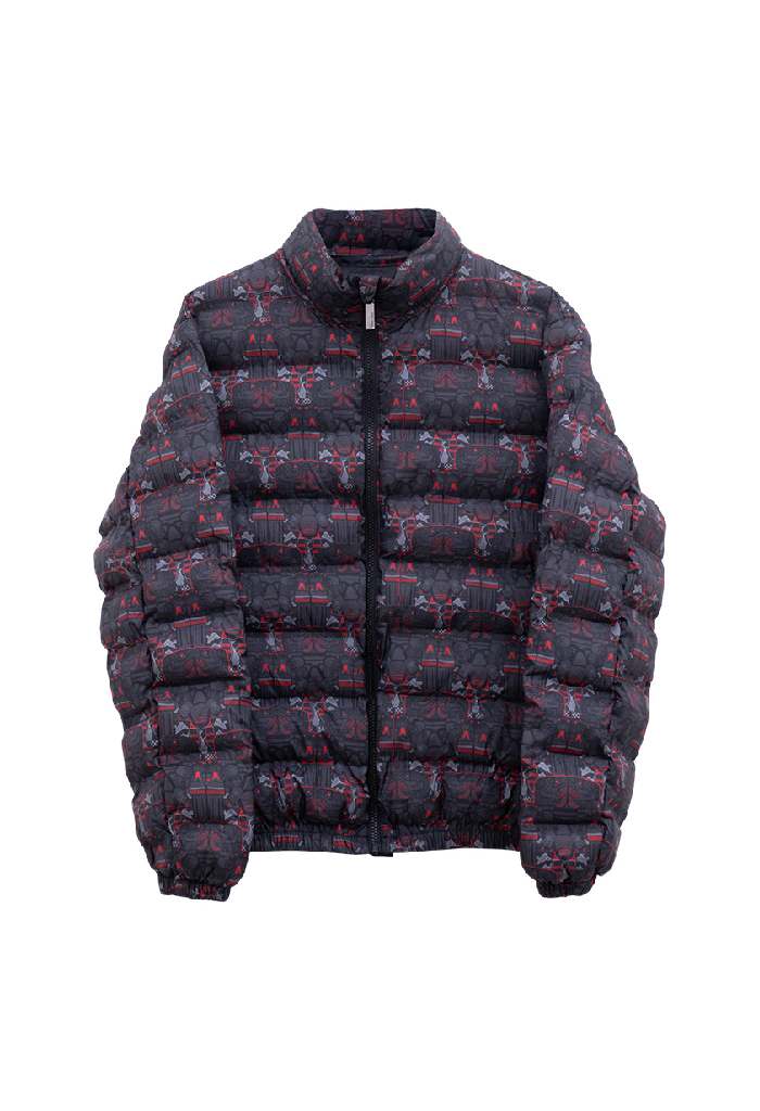 Chamarra Huuk Coatlicue Negro Rojo