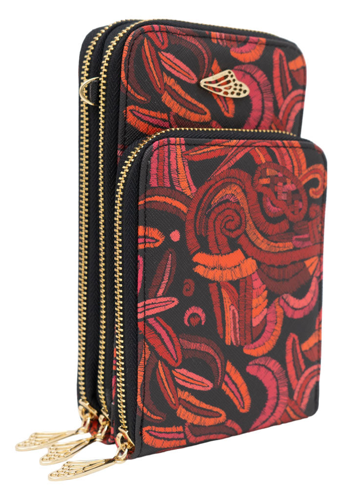 Porta Celular Naab Saffiano Quetzalcóatl