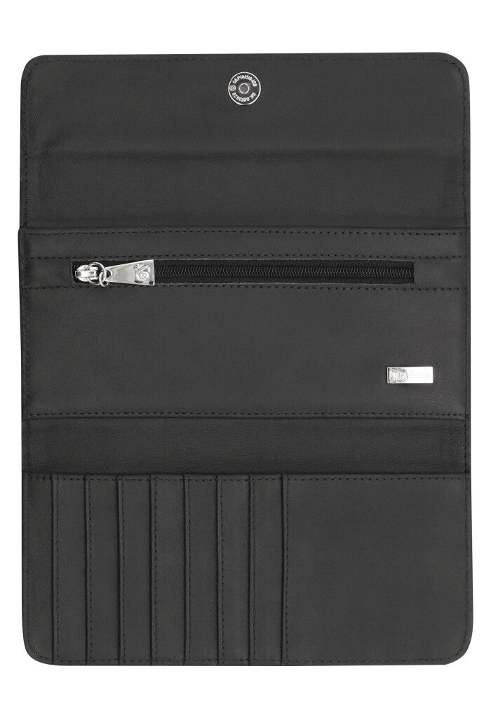 Cartera de Bolsillo Seda Arte Plumaria