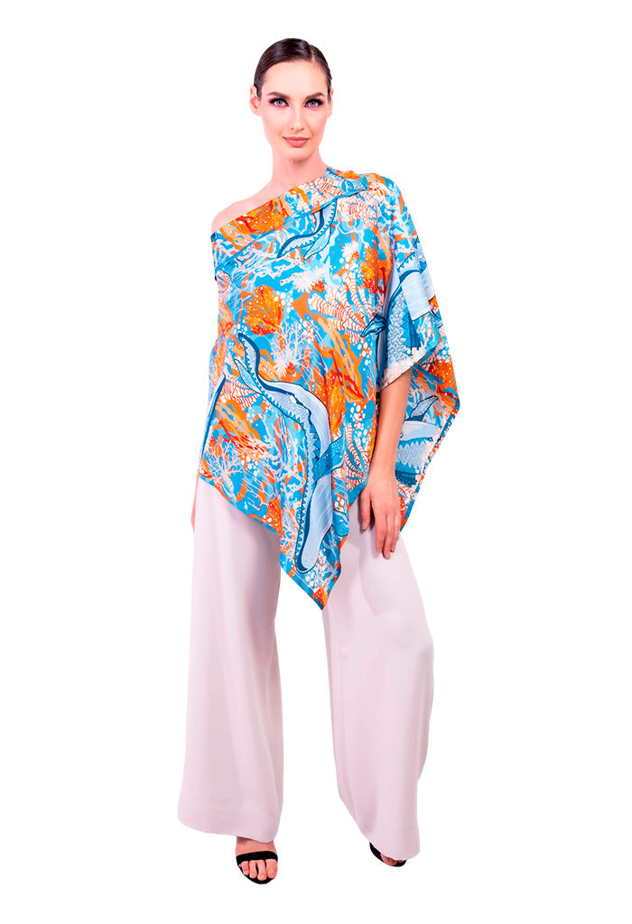 Poncho Ballena Gris