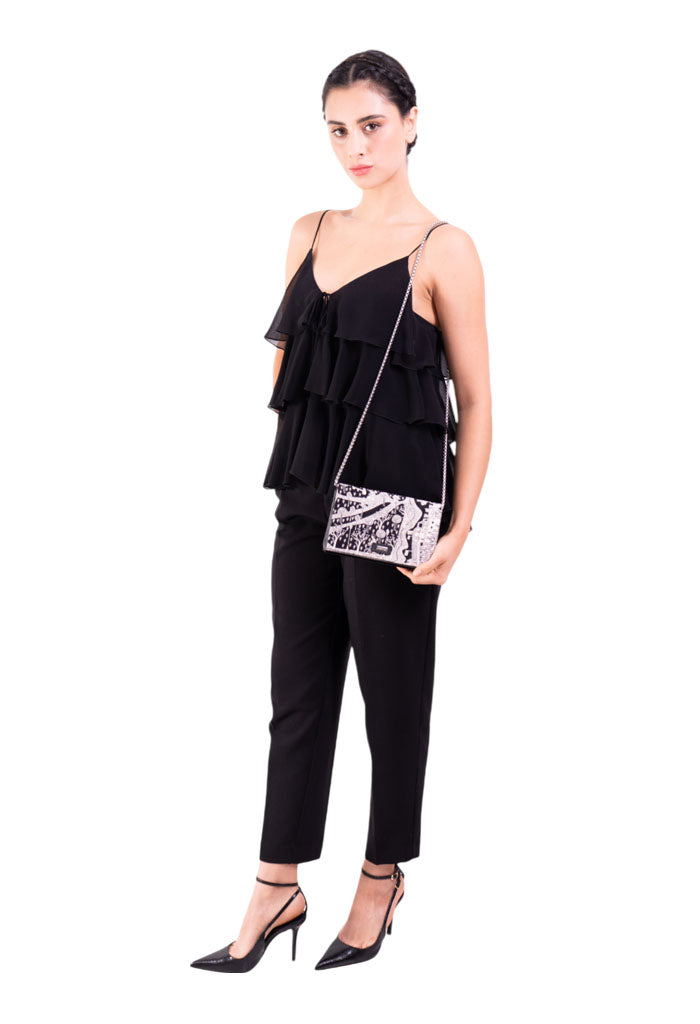 Bolsa Hook Cadena Negro Mi Ciudad Negro