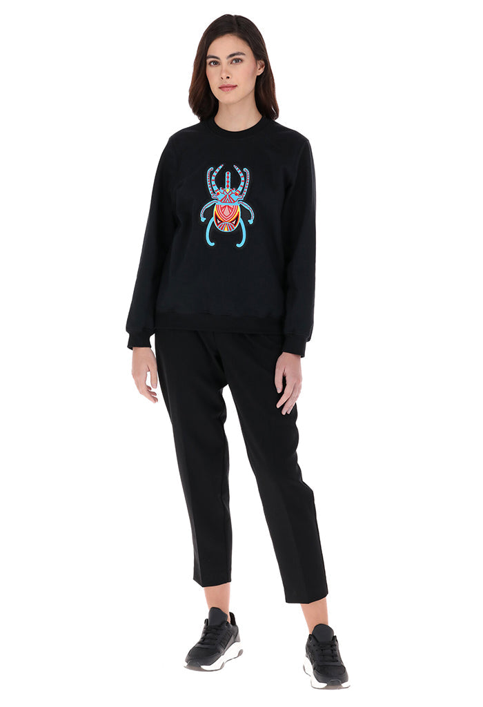 Sudadera Beyeri Hongos Déco Turquesa