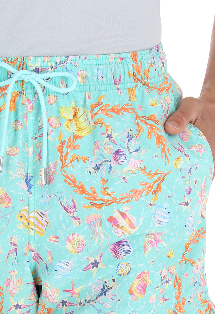 Traje de Baño Amaxtlatl Arrecifes Turquesa