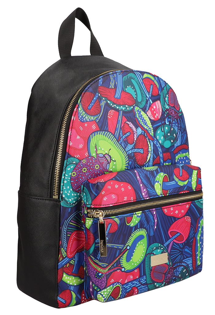 Backpack Nuuk Hongos Sagrados Azul/Turquesa